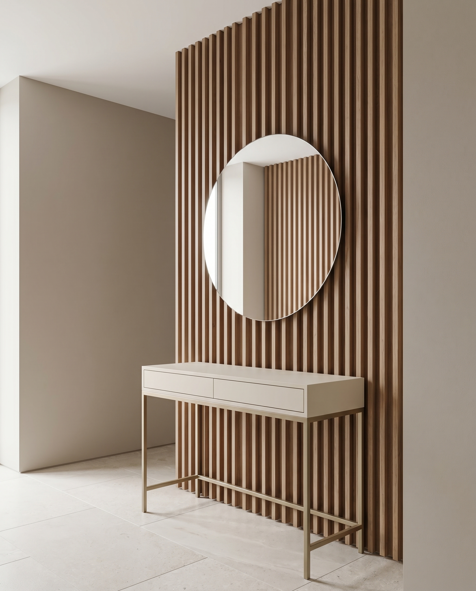 Architectural wall paneling by Parallel Millwork
